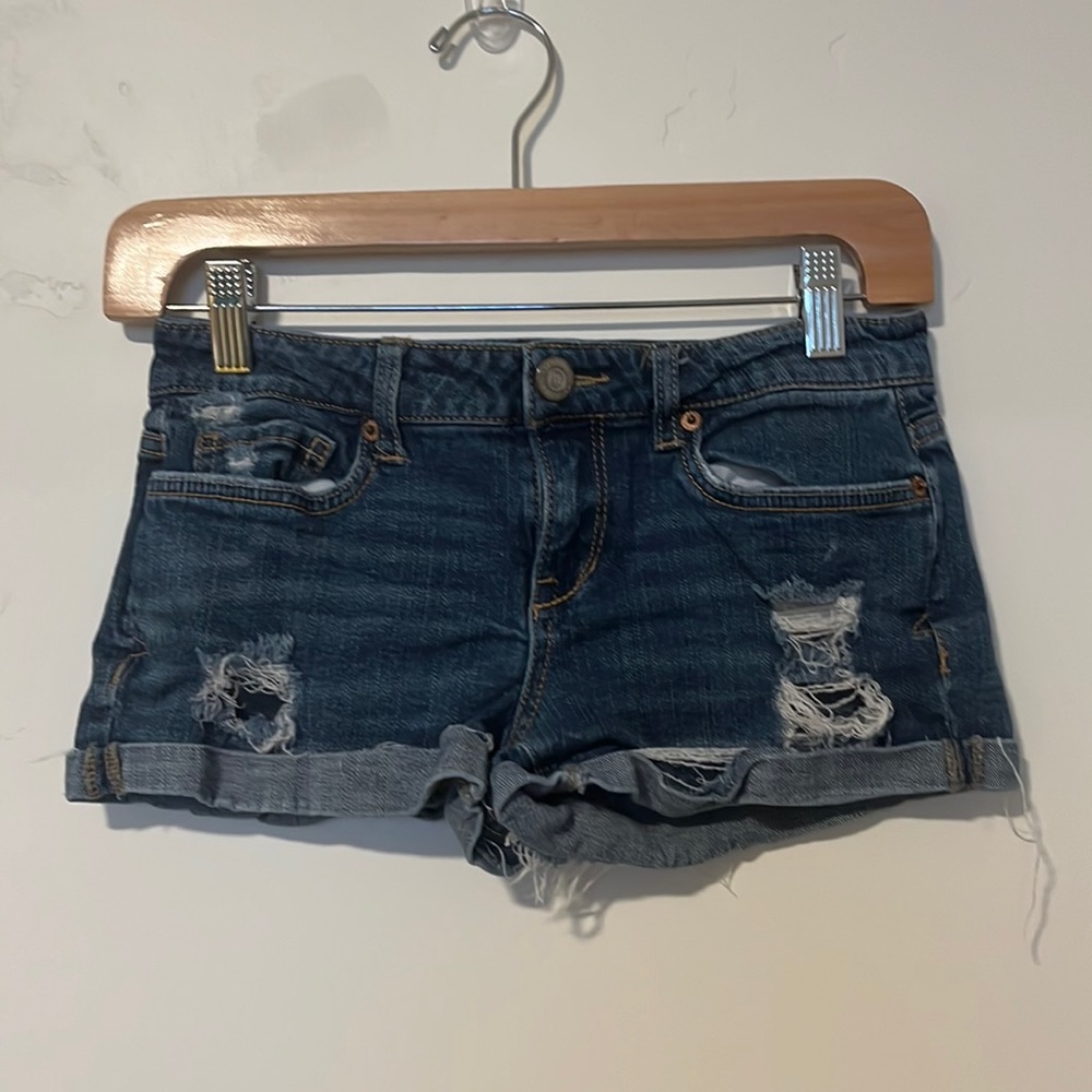 aeropostal shorty jean shorts